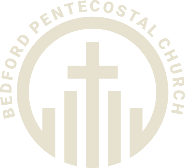 Bedford pentecostal church cream logo